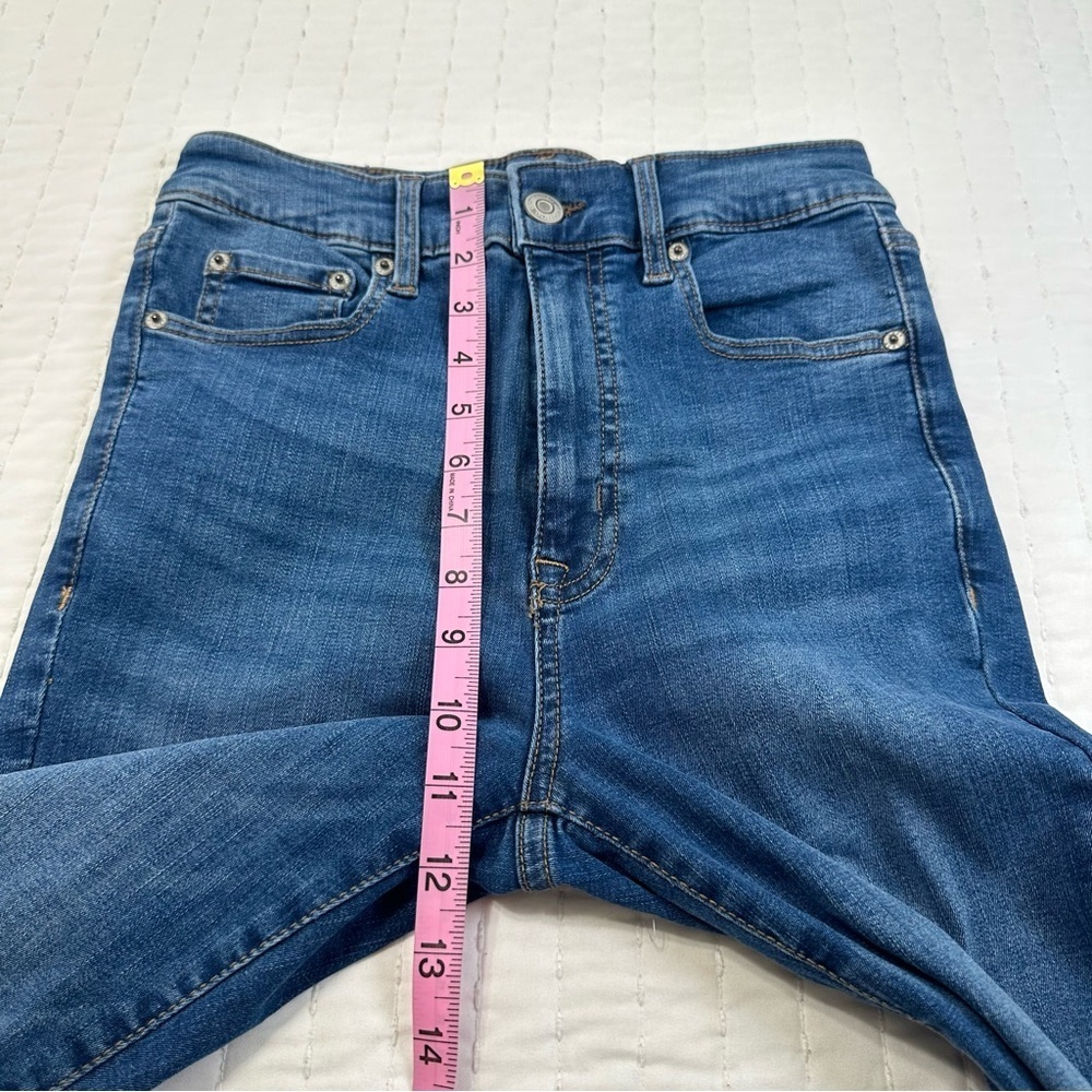 Aeropostale Super High Rise Jegging Women's Dark Blue Skinny Jeans - Picture 6 of 11